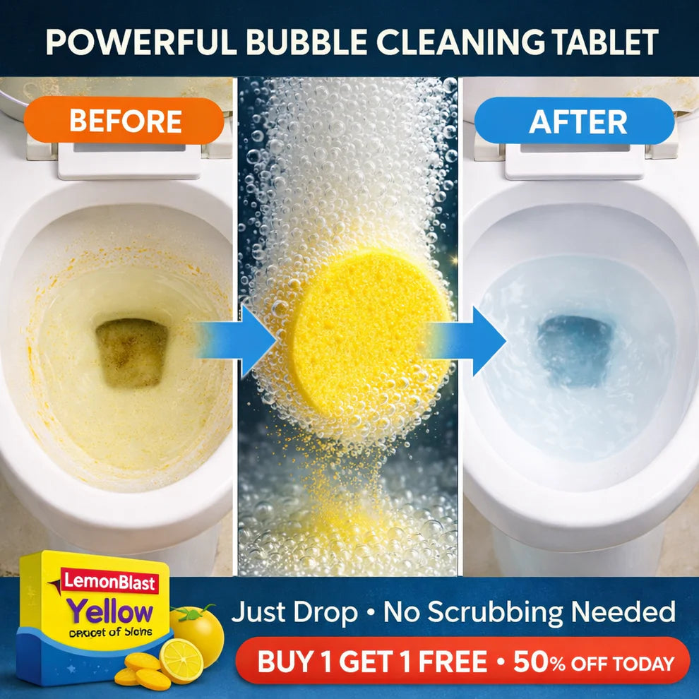 LemonBlast Yellow Bubble Tablets (BUY 1 GET 1 FREE) 24+24 PIECES