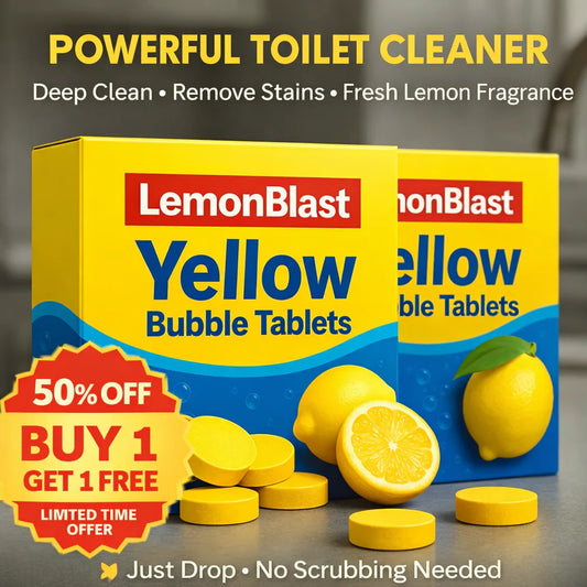 LemonBlast Yellow Bubble Tablets (BUY 1 GET 1 FREE) 24+24 PIECES