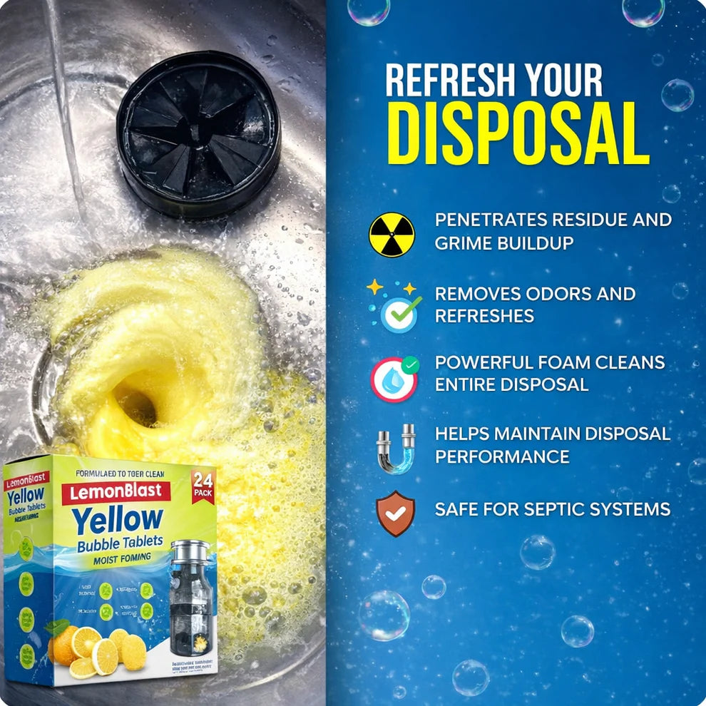 LemonBlast Yellow Bubble Tablets (BUY 1 GET 1 FREE) 24+24 PIECES