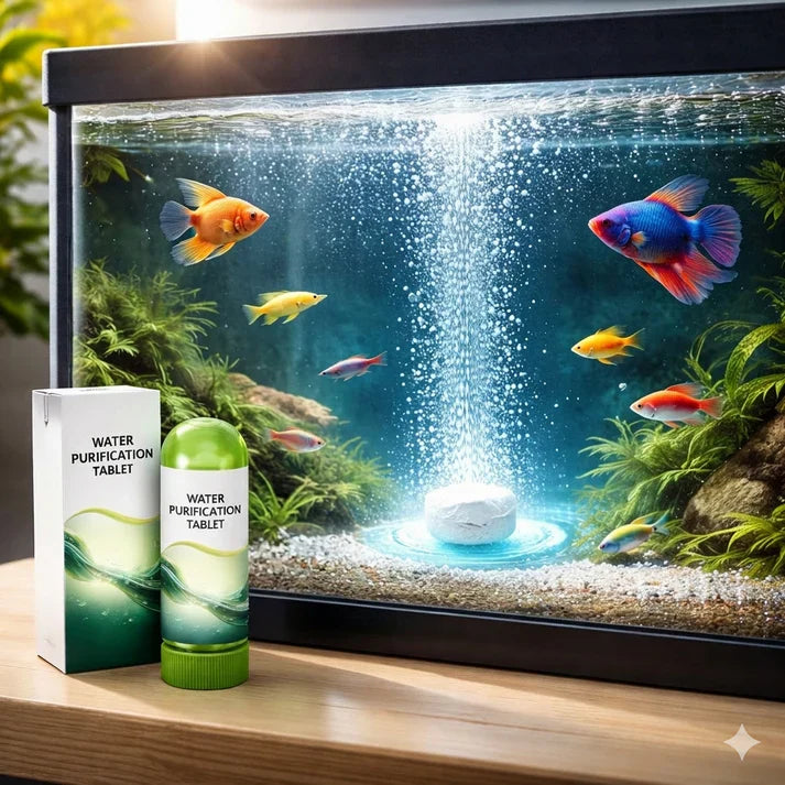 𝖶𝖺𝗍𝖾𝗋 𝖯𝗎𝗋𝗂𝖿𝗂𝖼𝖺𝗍𝗂𝗈𝗇 𝖳𝖺𝖻𝗅𝖾𝗍𝗌 𝖥𝗈𝗋 𝖥𝗂𝗌𝗁 𝖳𝖺𝗇𝗄 ( 100 𝖯𝖢𝖲)