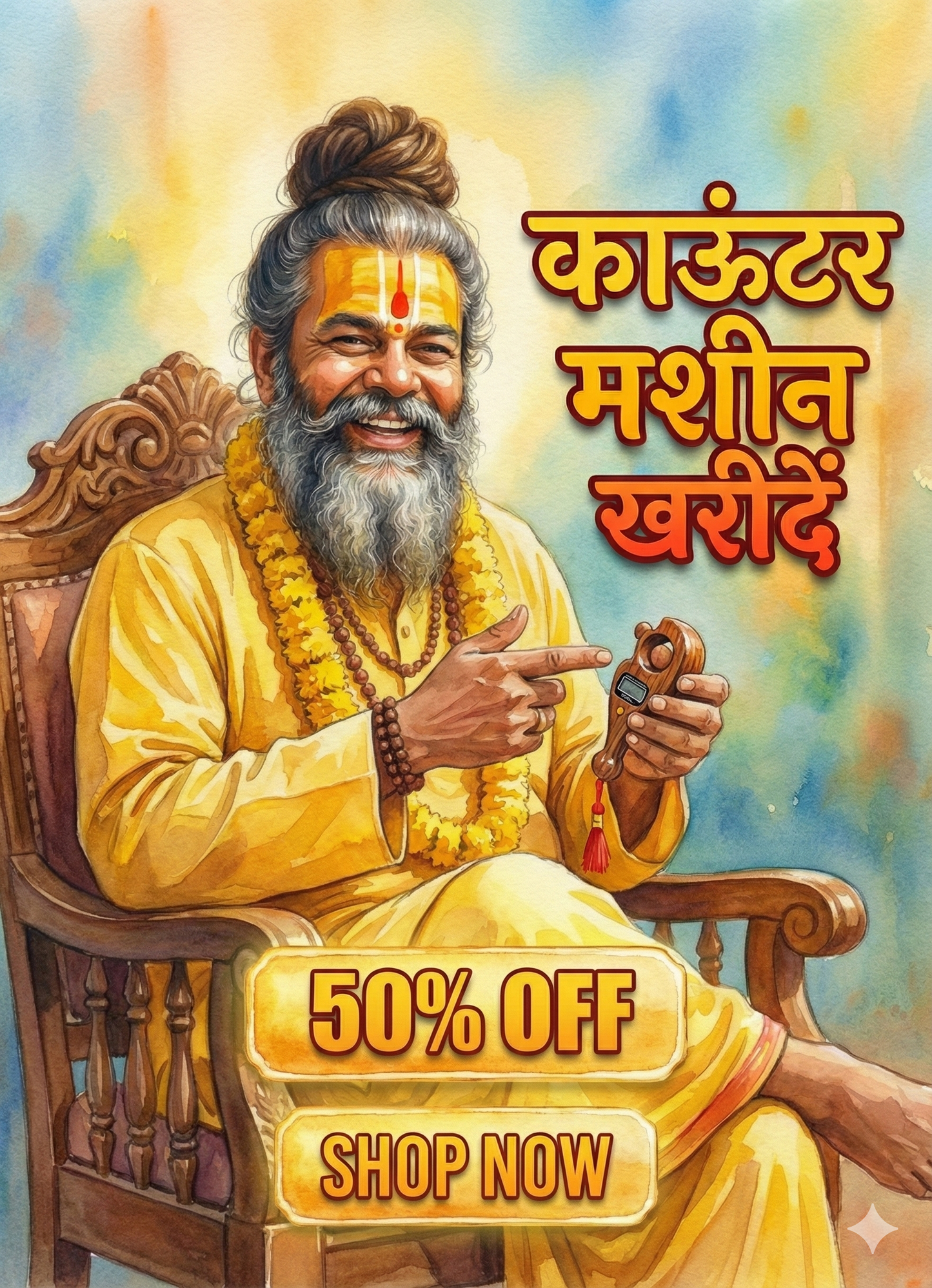 Tally Counting Machine-Manual Finger Rotating Digital Tally Number Counting Machine