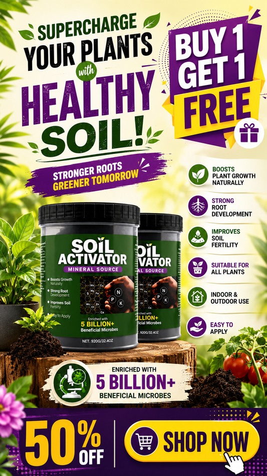 SOIL ACTIVATOR FOR PLANTS (BUY 1 GET 1 FREE)