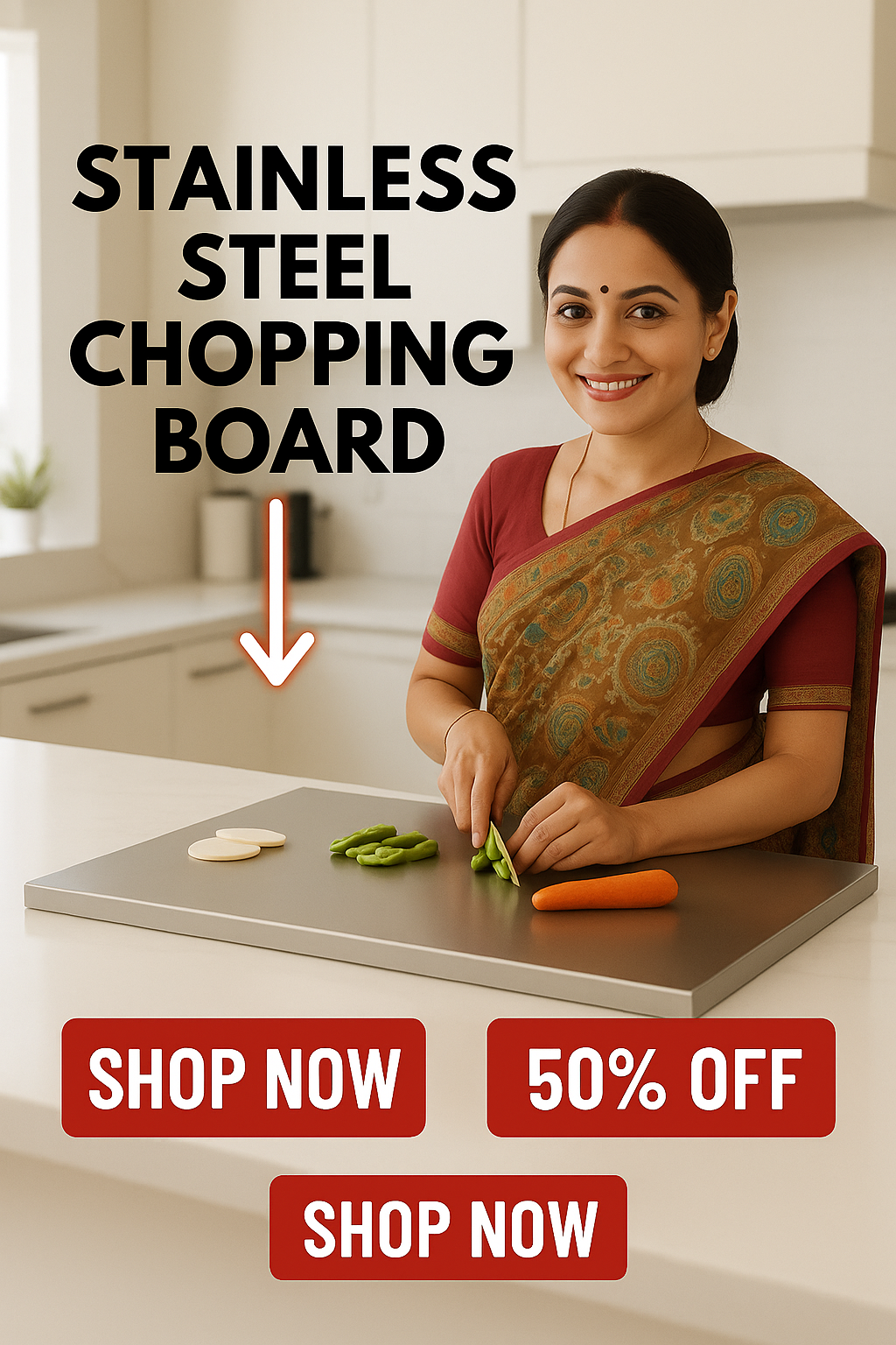 Stainless Steel Chopping Board
