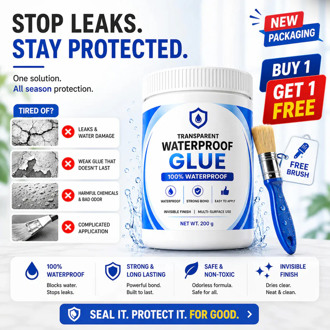 Crack Seal Waterproof Glue Resin Epoxy For Roof Leakage(Pack of 2)