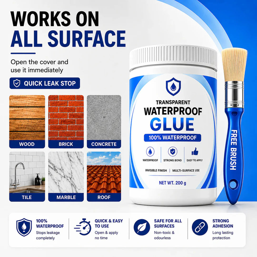 Crack Seal Waterproof Glue Resin Epoxy For Roof Leakage(Pack of 2)