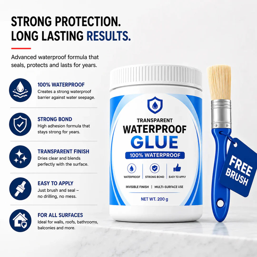 Crack Seal Waterproof Glue Resin Epoxy For Roof Leakage(Pack of 2)